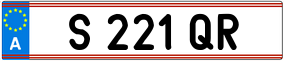 Truck License Plate